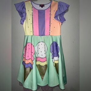JoJo's Closet Ice Cream Twirl Dress L 10/12